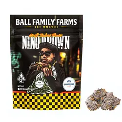 Logo for BALL FAMILY FARMS - NINO BROWN 3.5G