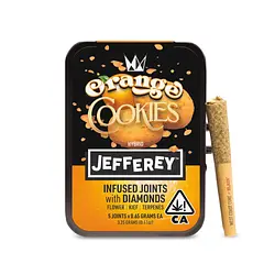 Logo for Orange Cookies - Jefferey Infused Joint .65g 5 Pack