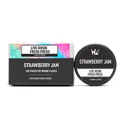 Logo for Strawberry Jam Live Rosin Fresh Press